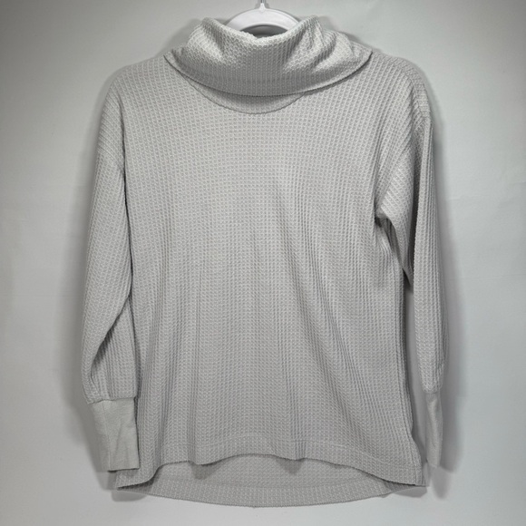 LOFT Tops - Loft Lou & Grey Brushed Wafflestitch Cowl Tunic Top XSP XS Petite Sweater Shirt